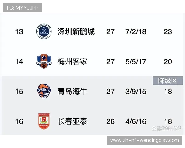 最新中超积分排名解析：保级与争冠局势分析